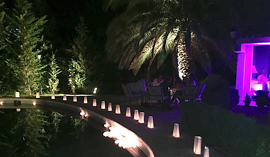 iluminacion fiesta jardin